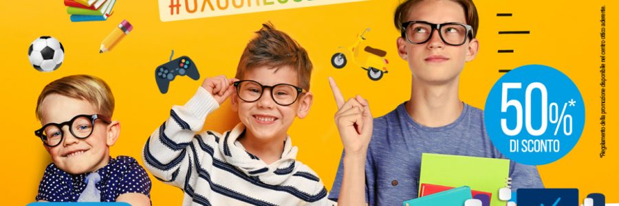 Anno nuovo, occhiali nuovi per i tuoi bambini.